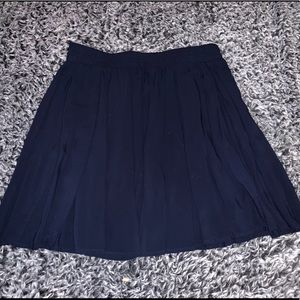 Navy skirt